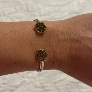 Kendra Scott Gold-Tone Druzy Open Cuff Bracelet - Women's Jewelry